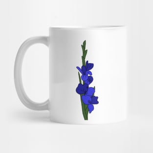 Blaue Gladiole Mug